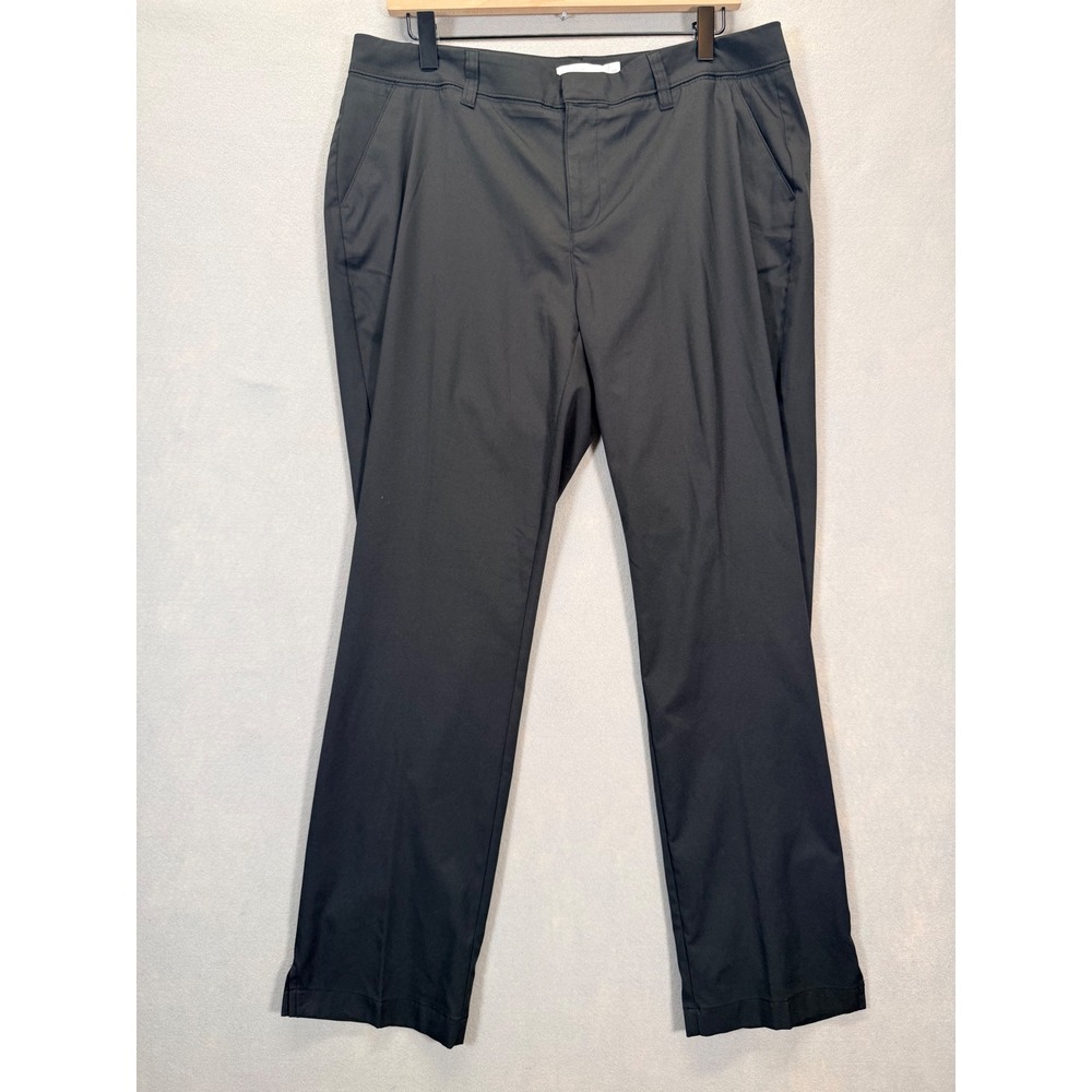 Lady Hagen Womens Black Golf Pants Size 12 Straight Leg Performance Trousers